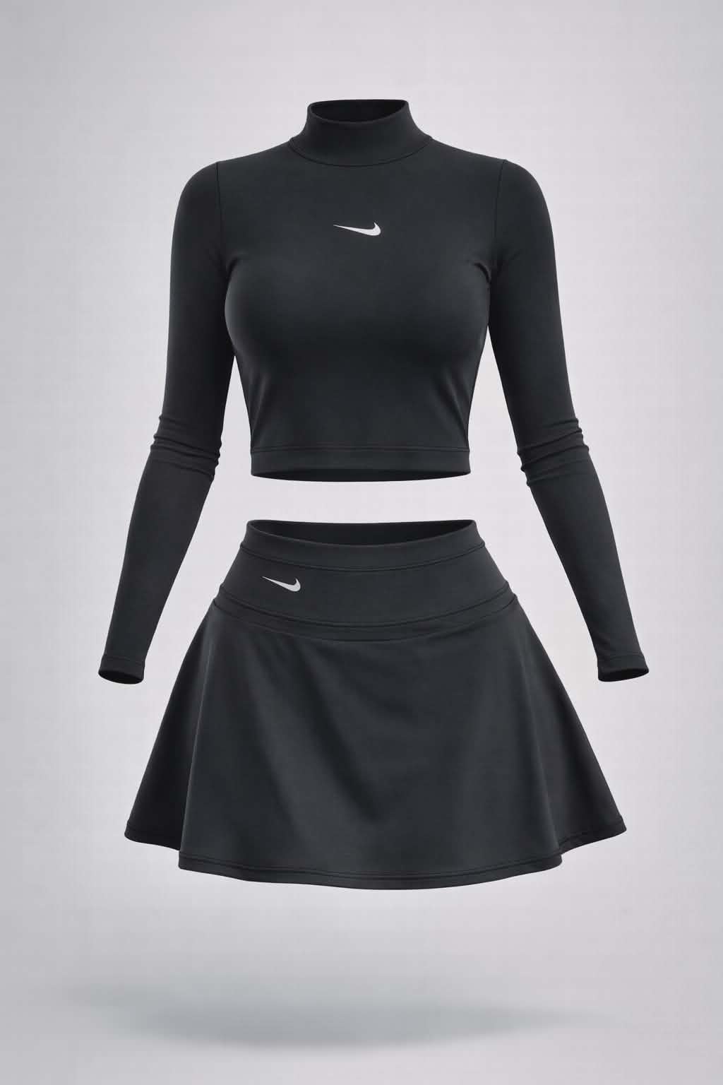 CONJUNTO FALDA SHORTS Y BUZO NIKE