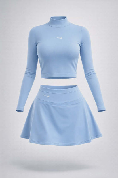 CONJUNTO FALDA SHORTS Y BUZO NIKE