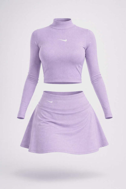CONJUNTO FALDA SHORTS Y BUZO NIKE