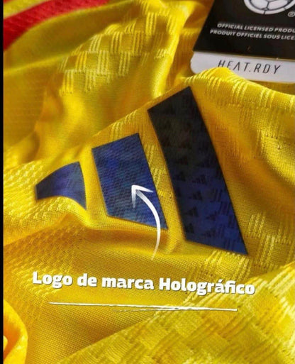 Camiseta Selección Colombia Mujer Amarilla 2026 – Versión Jugador Premium