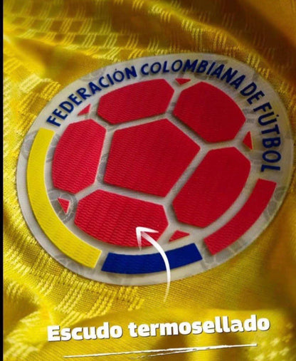 Camiseta Selección Colombia Mujer Amarilla 2026 – Versión Jugador Premium