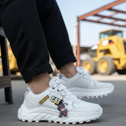 Tenis CAT Clásica en Cuero + Llavero de Regalo