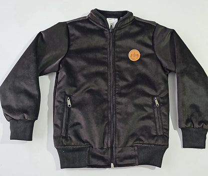 Chaqueta clásica gamuza niño